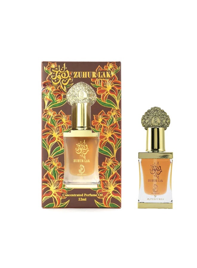ARABIYAT Zuhur Lak Concentrated Perfume Oil 12ml - Image 1