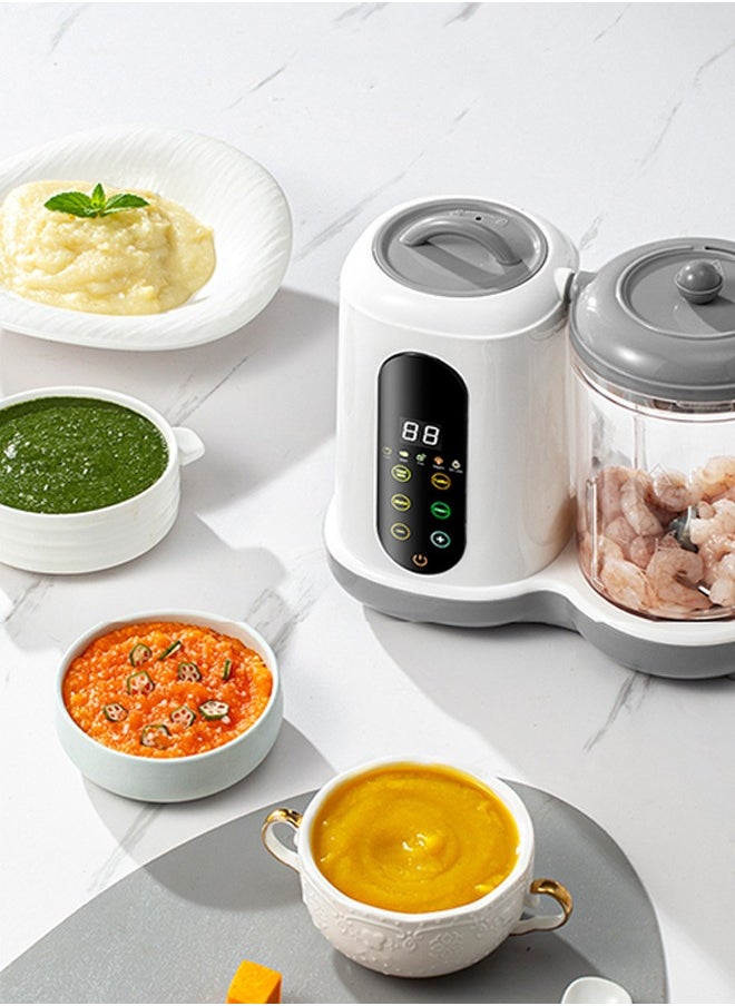 TIANER - 8-in-1 Baby Food Processor Baby Food Steamer Blender with Self Cleans Touch Screen Control Lcd Display for Infants All-in-One Toddlers Puree Meal Mills Machine, Auto Cooking & Stirring, Bpa Free - Image 1