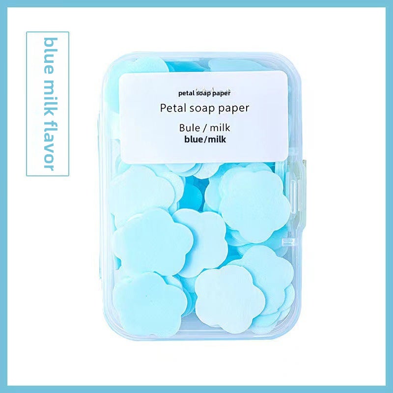 Generic Portable Soap Sheets for Travel Blue [boxed] Milk 