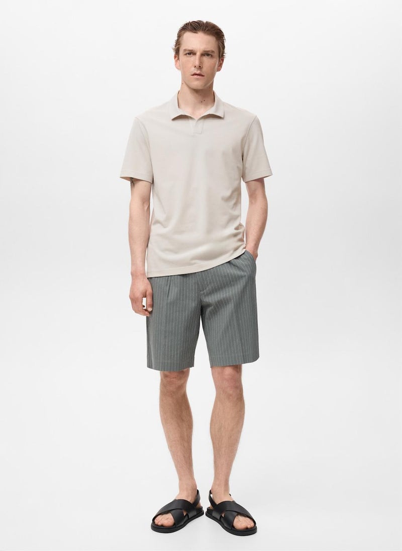 Mango Man Piqué Polo Shirt  - Image 4