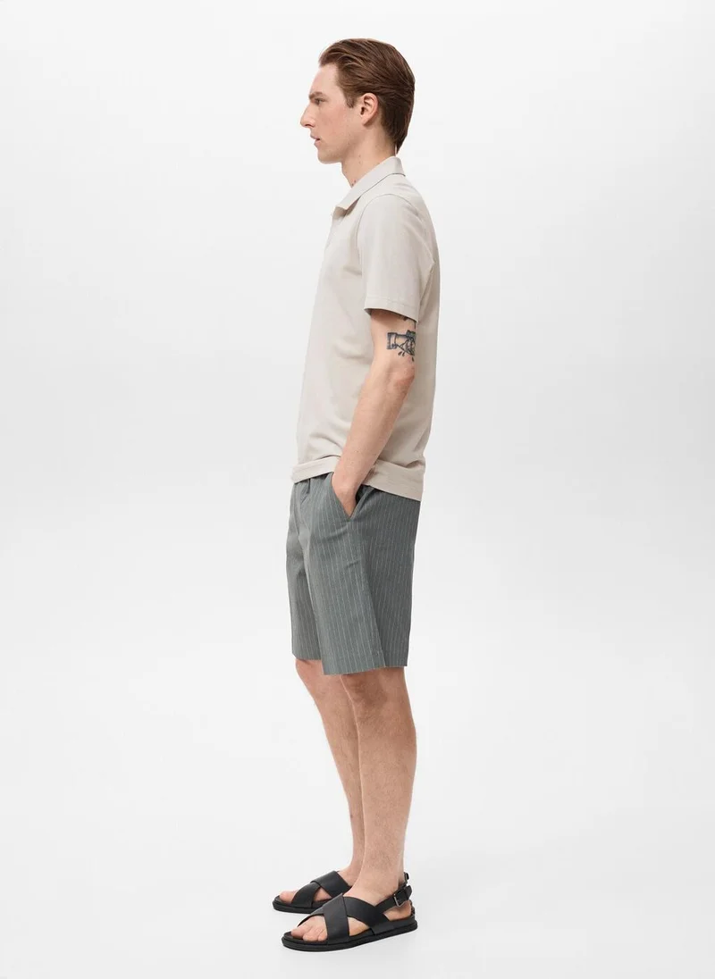 Mango Man Piqué Polo Shirt