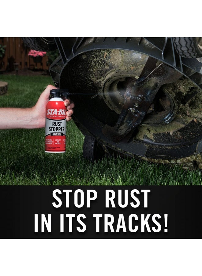 Generic Sta-Bil Rust Stopper - Anti-Corrosion Spray And Antirust Lubricant - Prevents Car Rust, Protects Battery Terminals, Stops Existing Rust, Rust Preventative Coating - 13 Oz (22003)  - Image 1