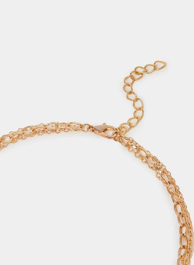 Styli Link Chain Layered Necklace