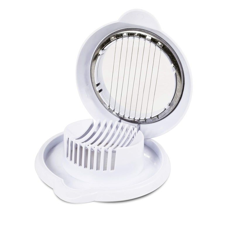 Commercial CHEF COMMERCIAL CHEF Egg Chopper Safe and Easy to Use Food Chopper Egg Cutter Mushroom Slicer Strawberry Slicer and more for Salads Garnish and Favorite Foods White