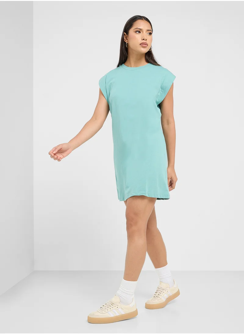 trendyol Cap Sleeve T-Shirt Dress