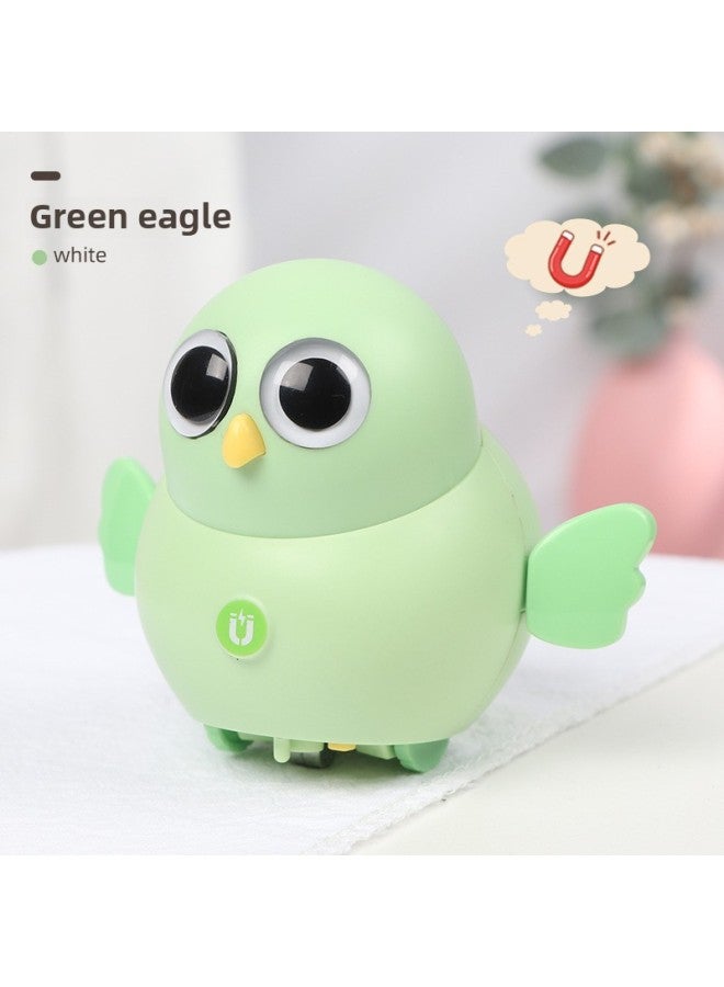 Same Style Internet Celebrity Electric Magnetic Swing Duck Toy Cute Chicken Small Team 6 Gift Boxes-Color:Green  - Image 1