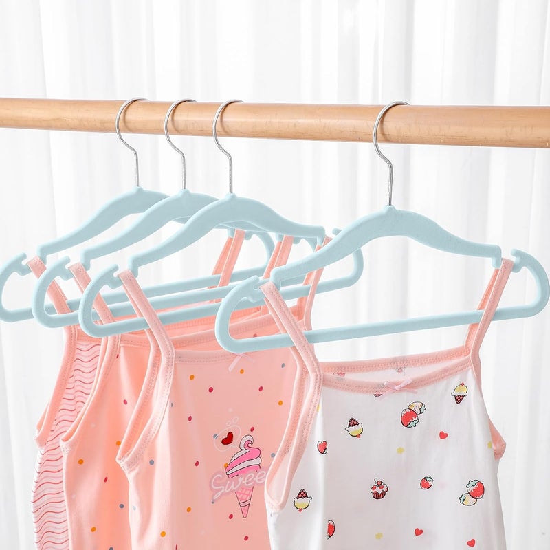 Red Dot Gift Pack of 30 Baby Velvet Clothes Hangers - Image 4