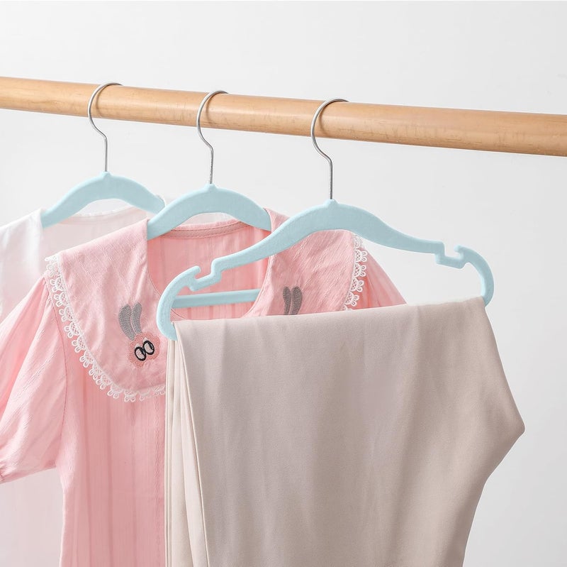 Red Dot Gift Pack of 30 Baby Velvet Clothes Hangers - Image 5