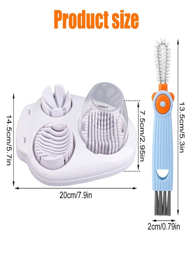 Penitue 3-in-1 Egg Slicer with Cleaning Brush, 3 Slice Modes Egg Cutter Stainless Steel Dicer Multipurpose Kitchen Chopper Utensil for Hard Boiled Eggs Strawberry Tomato Butter Mushroom - Image 2
