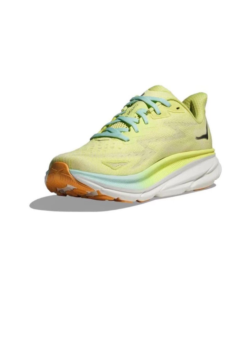 Hoka One One Clifton 9 Outdoor Running Sneakers Yellow  - Image 3