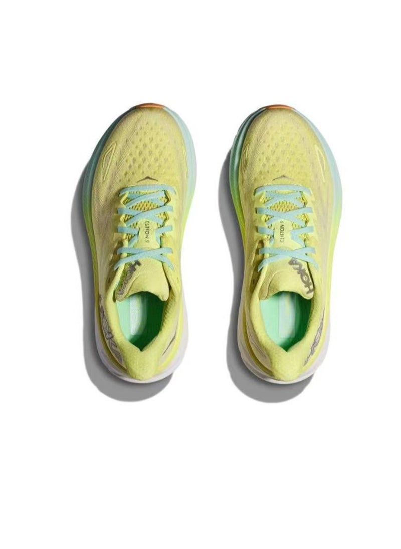 Hoka One One Clifton 9 Outdoor Running Sneakers Yellow  - Image 4