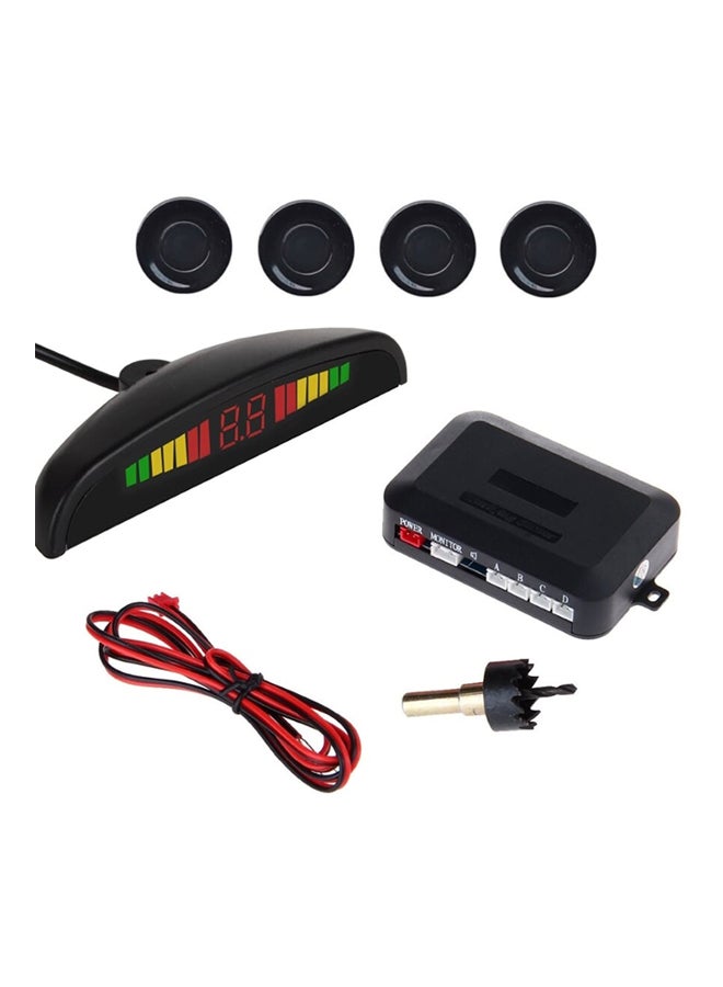 Loquat Car LED Parking Sensor Monitor With 4 Sensors