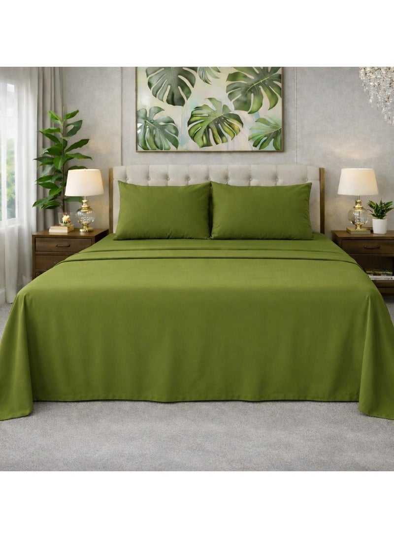 Bliss Casa Premium Percale Bed Sheet Set – 100% Combed Cotton, Crisp & Breathable Comfort - Image 2