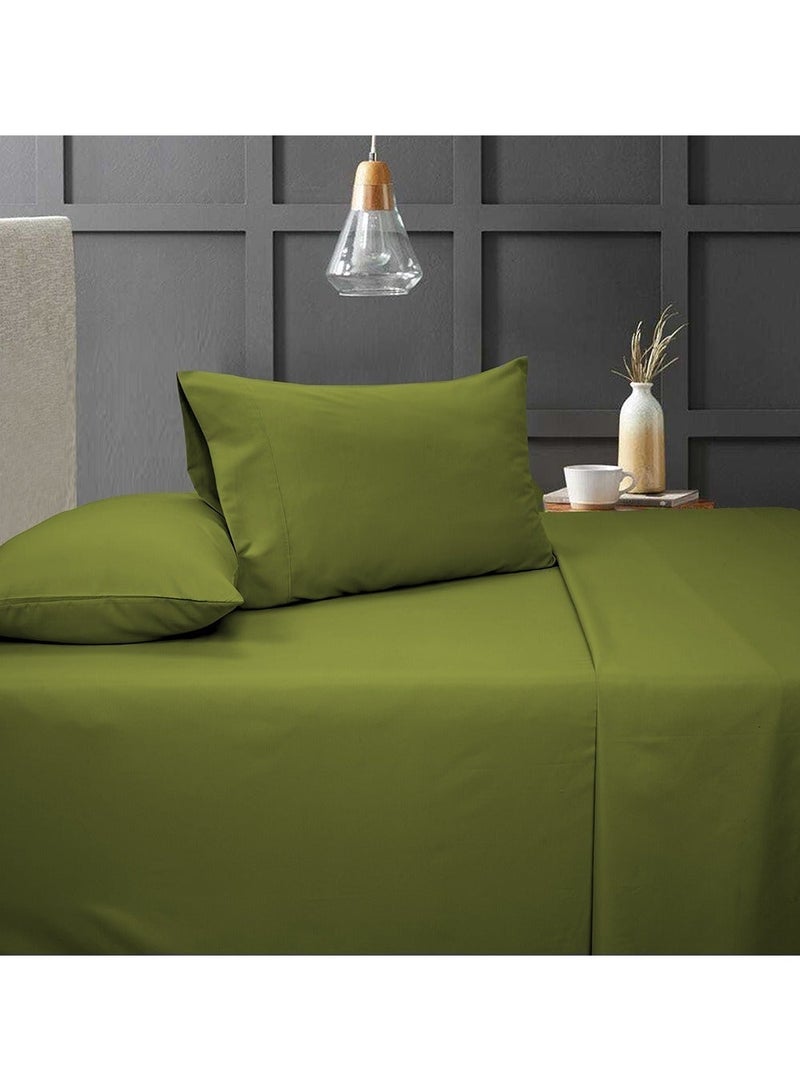 Bliss Casa Premium Percale Bed Sheet Set – 100% Combed Cotton, Crisp & Breathable Comfort - Image 4