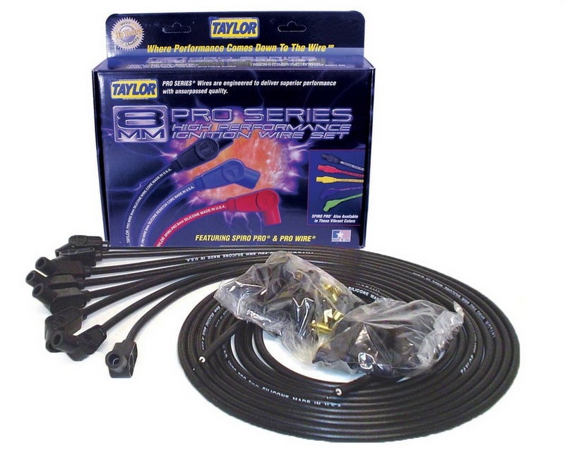 Taylor Cable 73053 Spiro-Pro Black Spark Plug Wire Set - Image 1