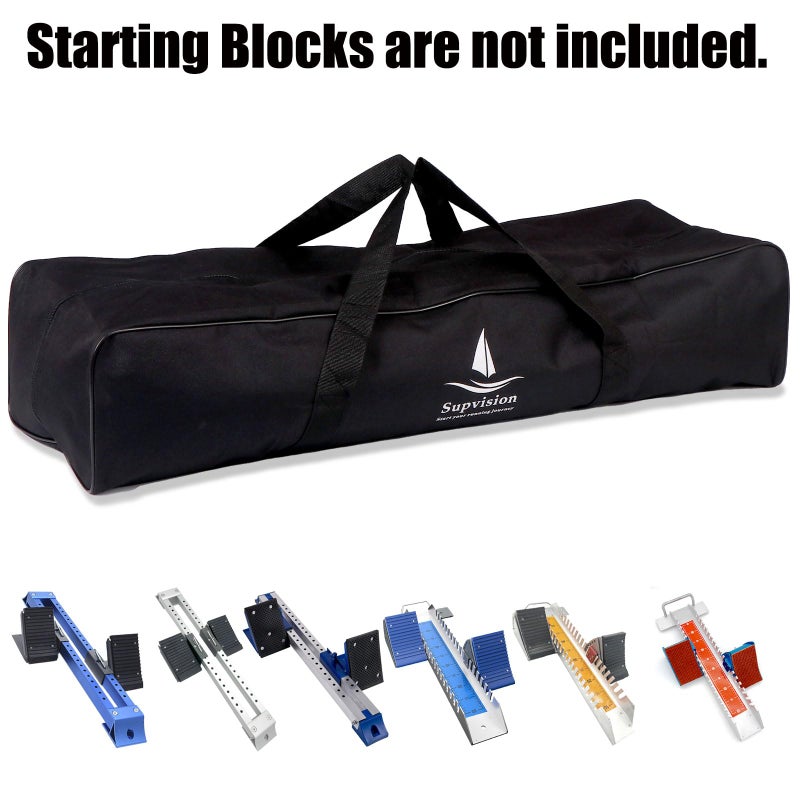 Supvision 31.5in Foldable Duffle Bag Fits Starting Blocks with an Overall Length of Less Than 30 Inches Extra Large Travel DuffelTote GymBag with Zippers and Handles Sports Oxford Cloth Bags - Image 2