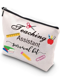 WCGXKO WCGXKO Teaching Assistant Survival Kit Teaching Aid Travel Accessories Toiletry Bag Makeup Bag (TEACHING Assistant) 