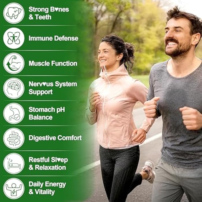 SKLIA Liposomal Magnesium Carbonate Gummies 500 mg — Magnesium Supplement with Ashwagandha, L-Theanine, Calcium & Vitamin D3 for Muscle & Nerve Support, Sugar-Free Vegan Pineapple Flavor (60 Count) 2P - Image 3