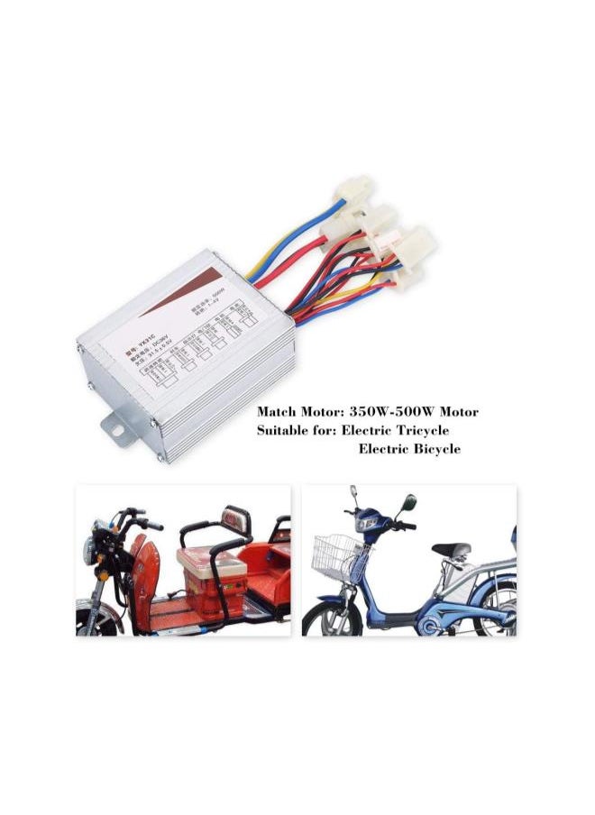 silvercnc - Ebike Speed Controller, 36V 500W Brushed Motor Controller Steady Speed and Sensitive Control for Electric Bicycle Scooter E-Bike - Image 1