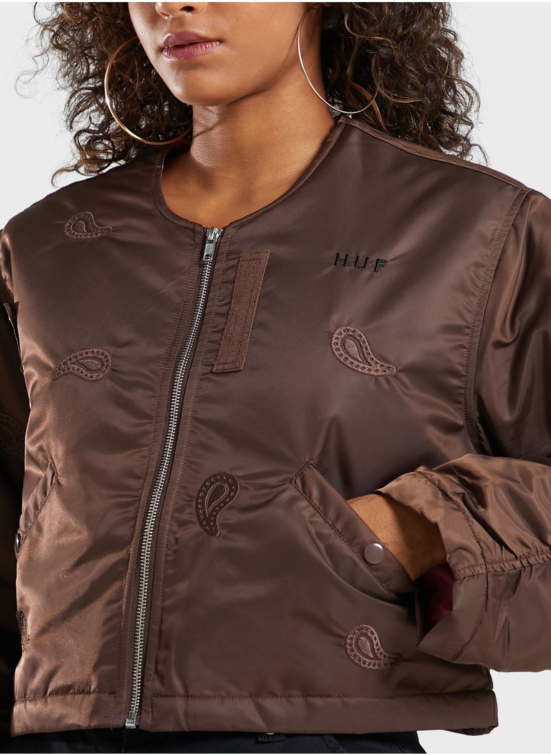 HUF - Paisley Logo Jacket - Image 1