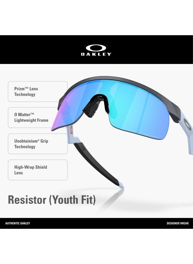 OAKLEY نظارات شمسية OJ 9010 901030 أبيض لؤلؤي/أسود بريزم بولي كربونات قياسي - Image 3