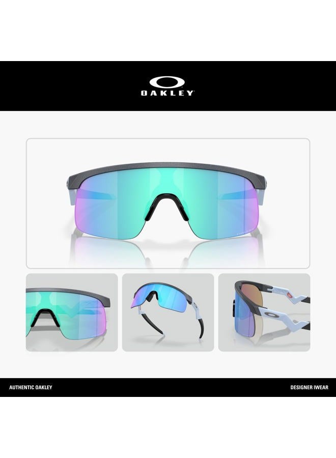 OAKLEY نظارات شمسية OJ 9010 901030 أبيض لؤلؤي/أسود بريزم بولي كربونات قياسي - Image 5