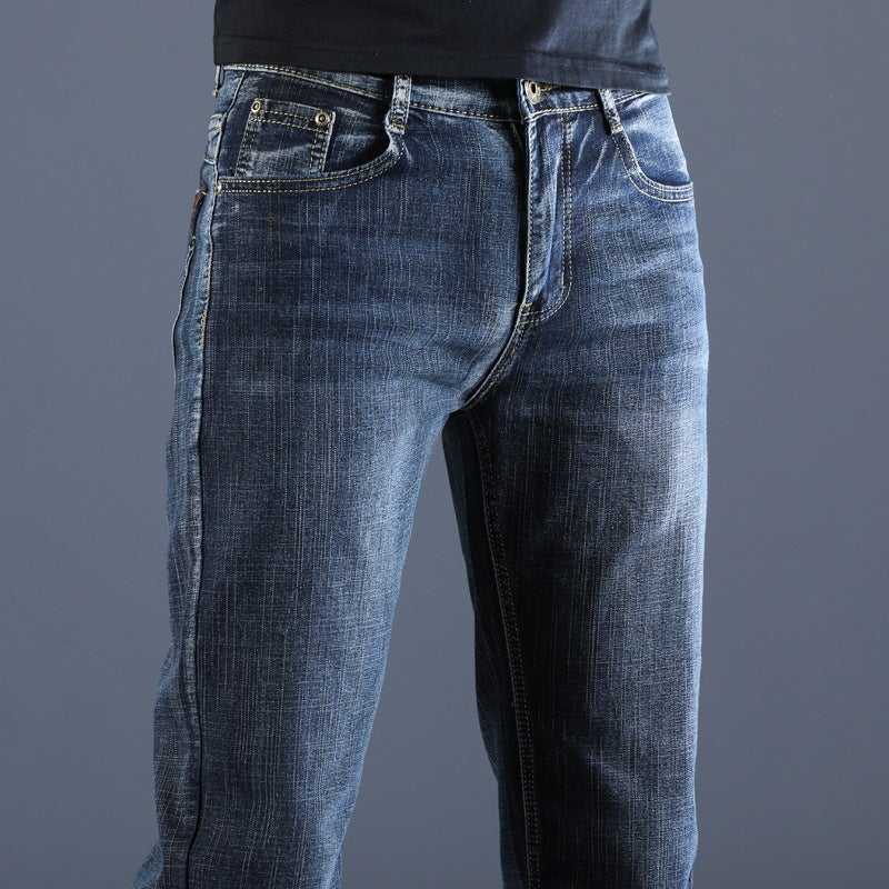 Unisex Classic Denim Jeans Loose Fit Daily Outdoor Wear - Image 5