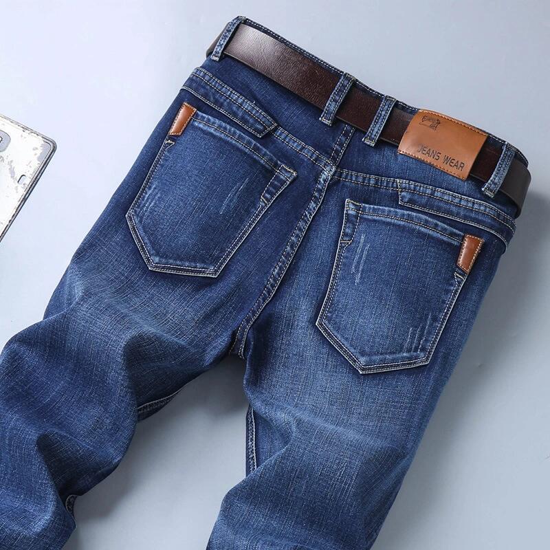 Unisex Classic Denim Jeans Loose Fit Daily Outdoor Wear - Image 1