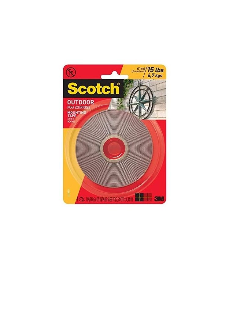 Scotch  3m Scotch 4 .44m Double side Outdoor Mounting Tape 15lb 1 inch  - Image 3