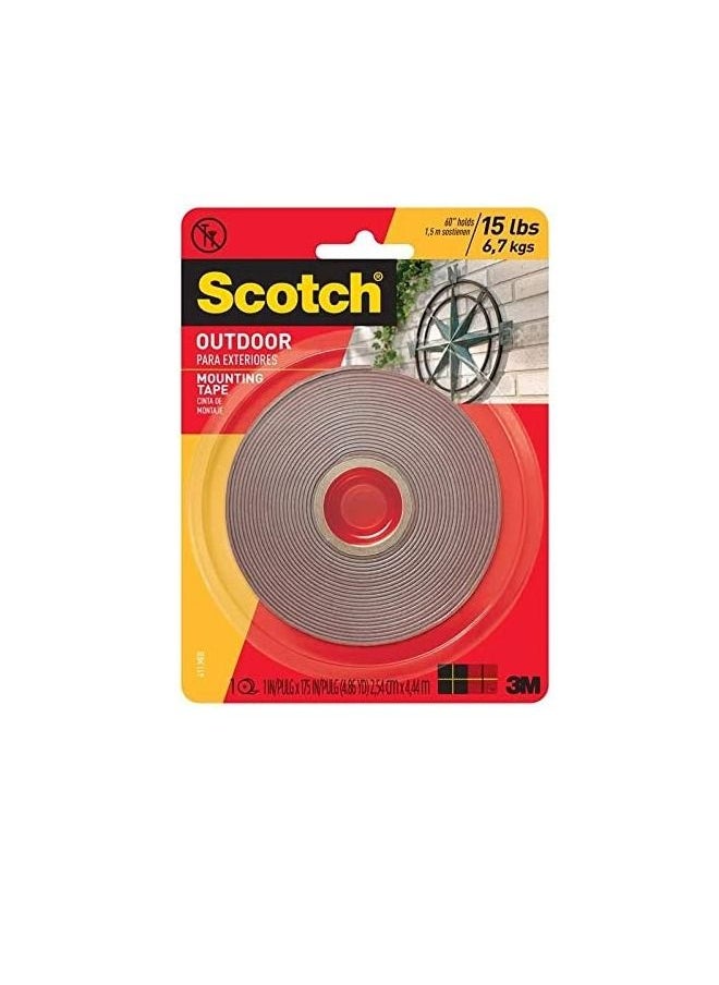 Scotch  3m Scotch 4 .44m Double side Outdoor Mounting Tape 15lb 1 inch  - Image 2