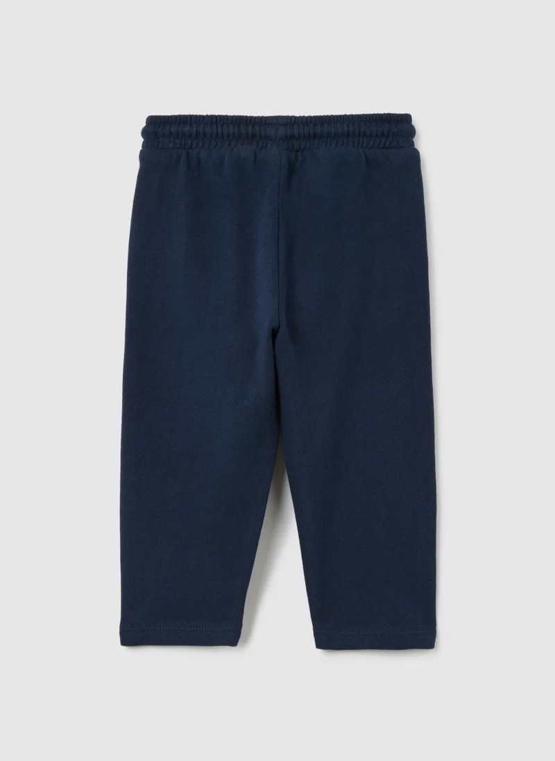 او في اس CHILDREN'S BLUE COTTON JOGGERS REGULAR FIT