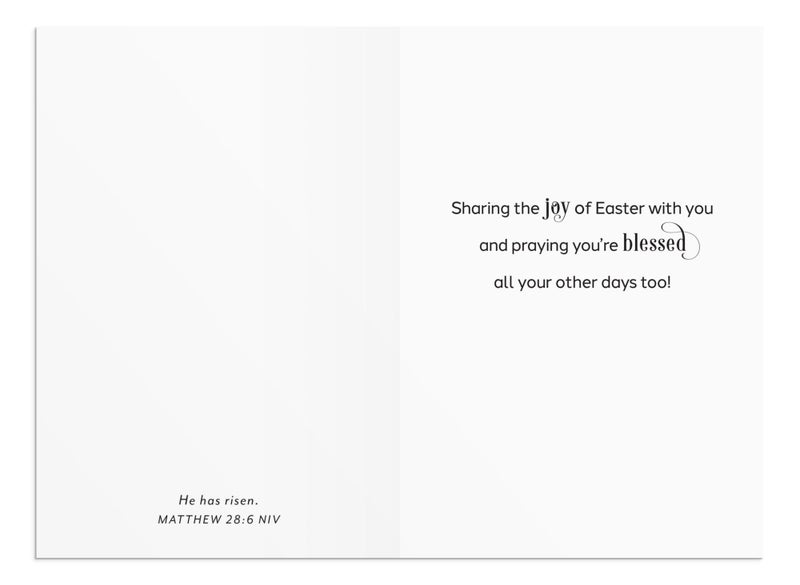 DaySpring - Easter Blessings - 8 Design Assortment with Scripture - 24 Easter Boxed Cards and Envelopes (U1617) - Image 3