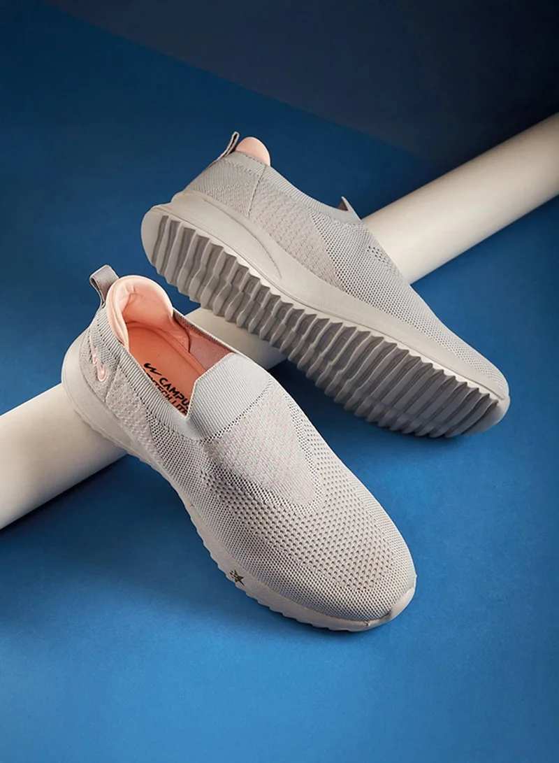 كامبس أحذية نسائية كلاسيكية رمادية سهلة الارتداء مريحة جريئة كاجوال