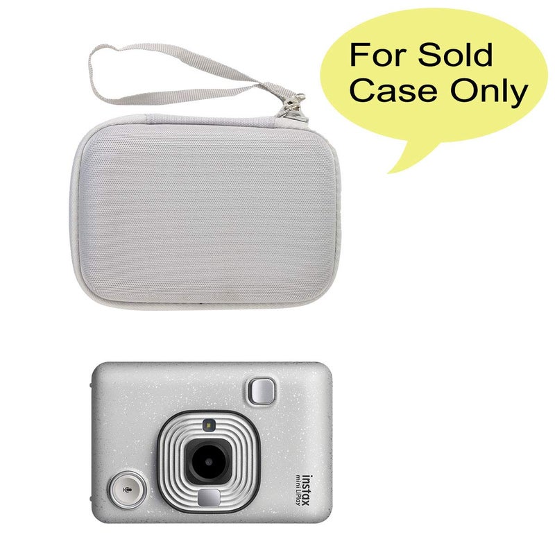 co2CREA Hard Travel Case Replacement for Fujifilm INSTAX Mini LIPLAY/LiPlay+ (White Case) - Image 2