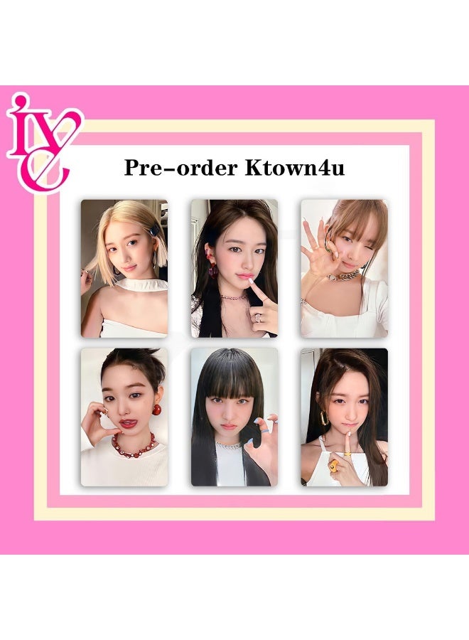 NIBEMINENT 6 Pcs Kpop IVE After Like Lomo Cards Card For Fans Collection Gifts - Image 1