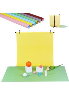 Photography Backdrops Food Product Photoshoot Flat Lay Paper Background Board - Small Table Top Photo Props for Cosmetics Jewelry 22x34in Color Green