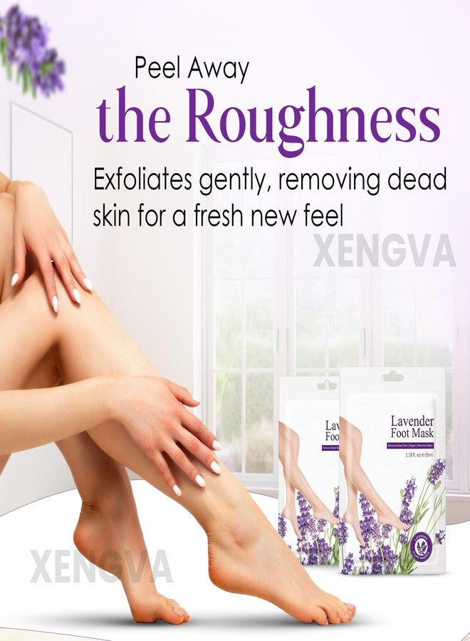XENGVA Foot Mask | Foot Peel Mask for Women & Men | Dead Skin Remove | Removes Dead Skin & Calluses | Spa Socks Callus Remover | Moisturising Foot Peel Mask | Cracked Callus Remover Hydrating Socks | Peeling & Exfoliating Foot Mask | - Image 2