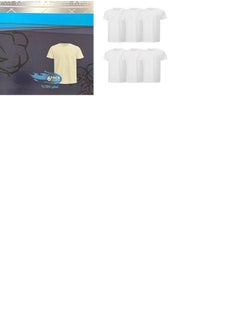 Generic Round half sleeve T-shirt, 100% cotton, Egyptian made (6 pieces).  - Image 1