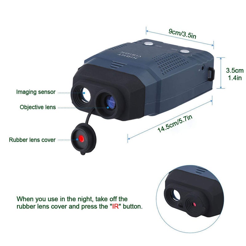 Astromania Astromania Portable Digital Night Vision Monocular New Optics Records Video Image with Micro Sd Card  - Image 3