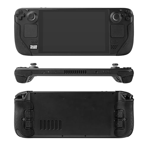 TALONGAMES Controller Grips Compatible with Steam Deck OLED/Steam Deck Controllers, Anti-Slip, Sweat-Absorbent, Textured Skin kit, for Handle Grips, Buttons, Triggers, D-pad (Ultra - Black) - Image 2