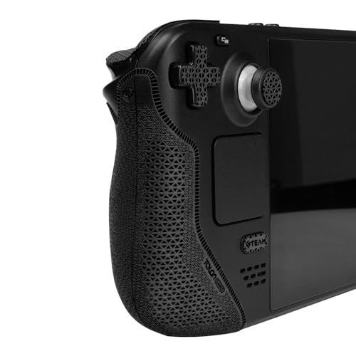 TALONGAMES Controller Grips Compatible with Steam Deck OLED/Steam Deck Controllers, Anti-Slip, Sweat-Absorbent, Textured Skin kit, for Handle Grips, Buttons, Triggers, D-pad (Ultra - Black) - Image 1