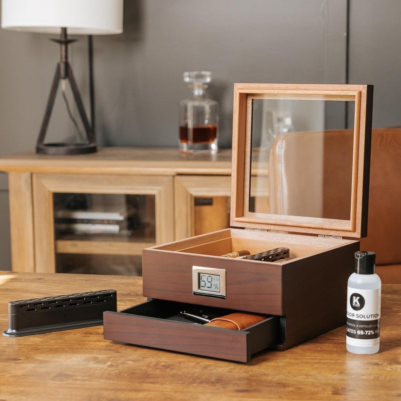 CASE ELEGANCE Klaro Humidor Solution Single Bottle - Regular Solution for Summer Months/Humid Climate 250ml - Klaro by Case Elegance - Image 2