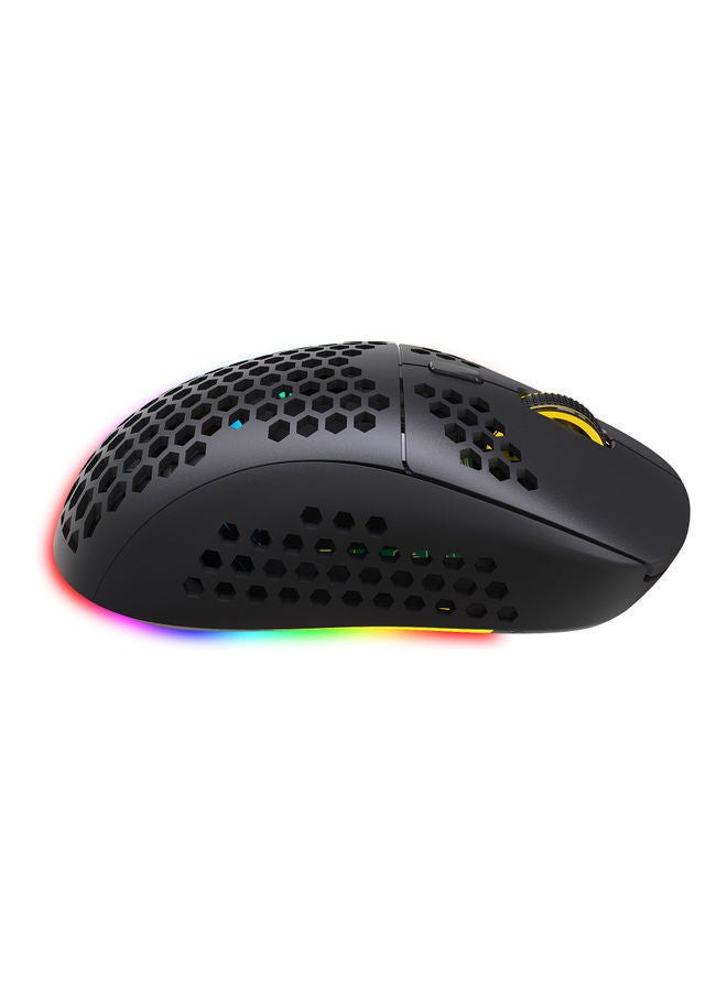 NIBEMINENT Three Mode Wireless Mouse Black - Image 3