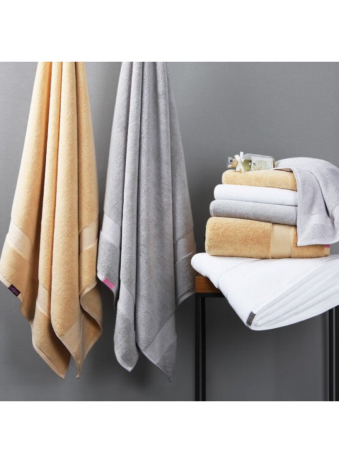 Amarelle Air Five-star Hotel Pure Cotton Absorbent Quick-drying Bath Towel, 80*160cm - Image 3