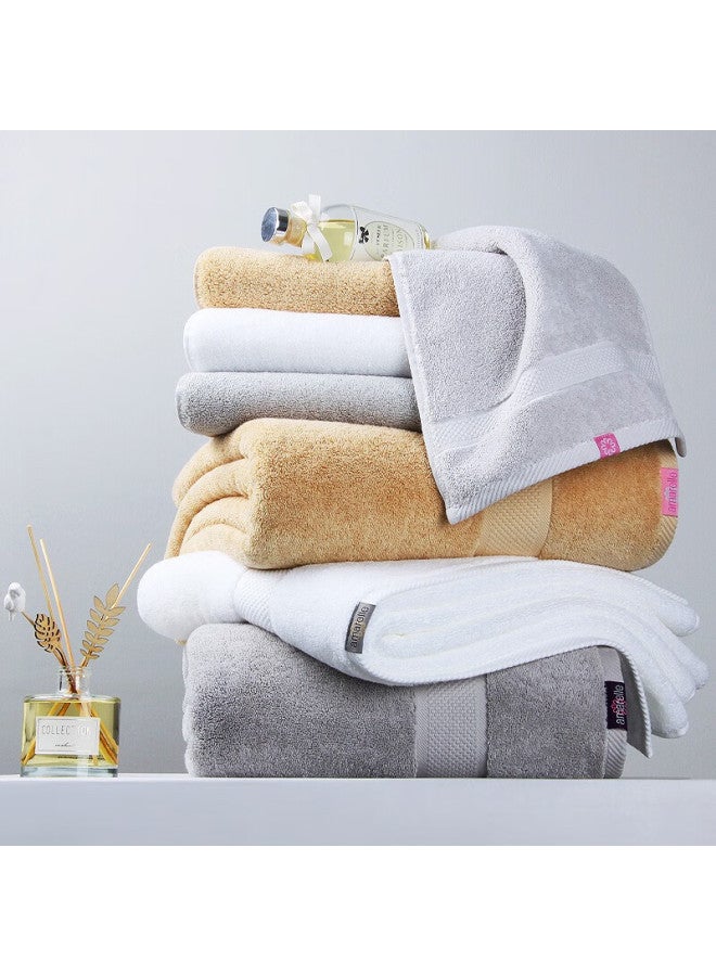 Amarelle Air Five-star Hotel Pure Cotton Absorbent Quick-drying Bath Towel, 80*160cm - Image 2