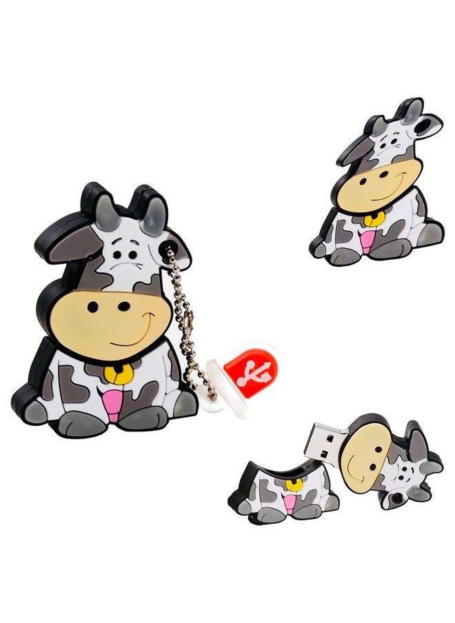 Mall of Style 16Gb Usb Flash Drive Cow Photo Stick Cow Thumb Drive Usb Flash Drive Usb Pen Drive For Photo Video Data Storage Back To School And College Gifts (16 Gb) (Cow)  - Image 1