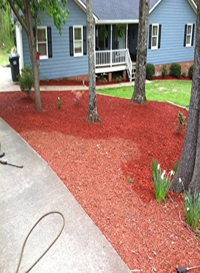 إنفيرو كولور صبغة نشارة الخشب الحمراء من إنفيروكولور | 32 أونصة تكفي لمعالجة 2400 قدم مربع، صبغة نشارة خشب حمراء، نشارة خشب حمراء لتنسيق الحدائق، نشارة خشب حمراء لأحواض الزهور، صبغة نشارة خشب دائمة - Image 3