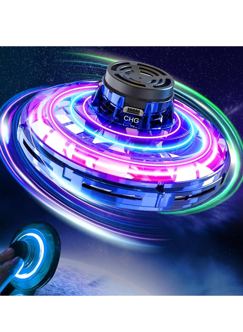 ARGT لعبة سبينر طائرة تعمل بالتحكم اليدوي ARGT | طائرة بوميرانغ صغيرة مع أضواء RGB | كرة سحرية UFO تدور 360° للعب في الداخل والخارج - Image 1
