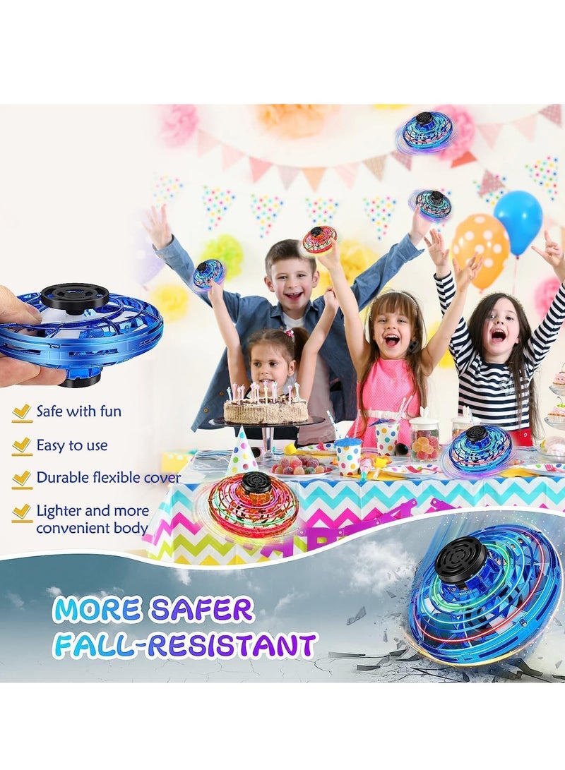 ARGT لعبة سبينر طائرة تعمل بالتحكم اليدوي ARGT | طائرة بوميرانغ صغيرة مع أضواء RGB | كرة سحرية UFO تدور 360° للعب في الداخل والخارج - Image 5