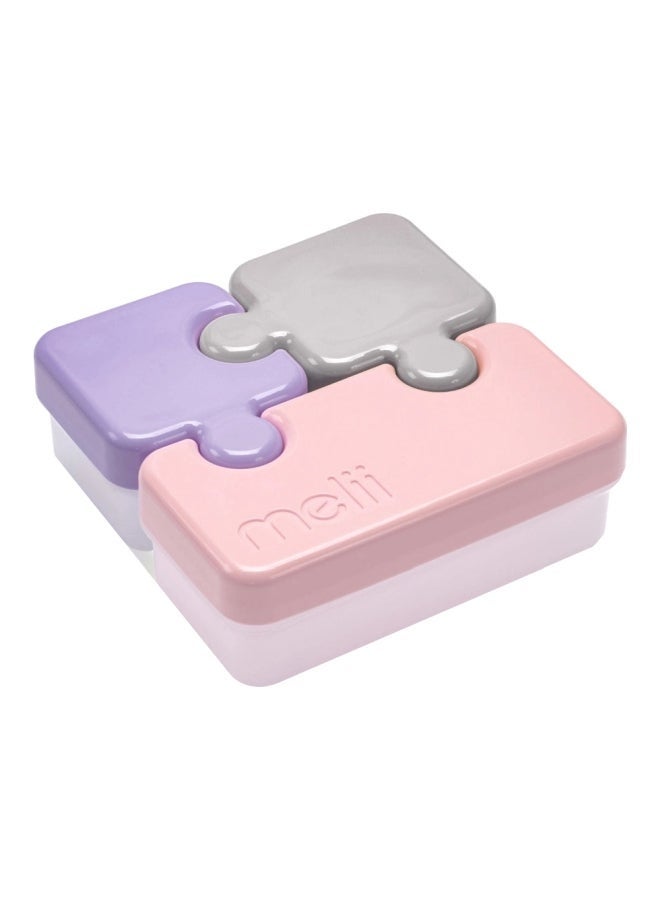 melii Puzzle Container, Pink Purple Grey